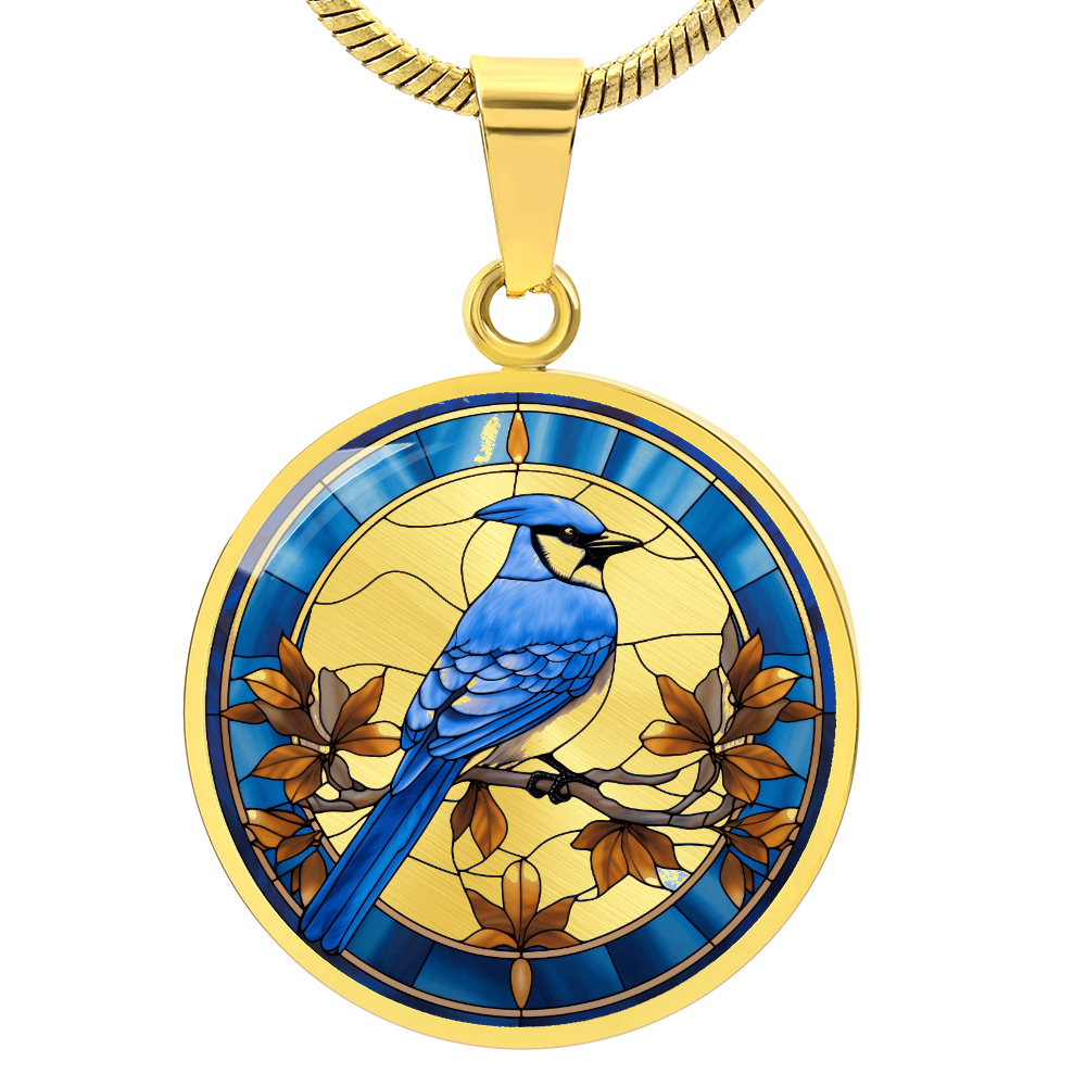 Blue Jay Necklace – Beautiful Bird Pendant Jewelry
