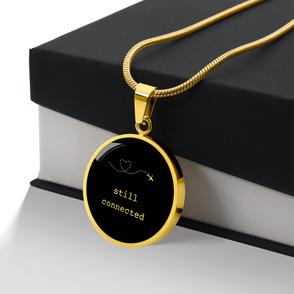 Still Connected Necklace – Long Distance Relationship Gift | Minimalist Love Keepsake