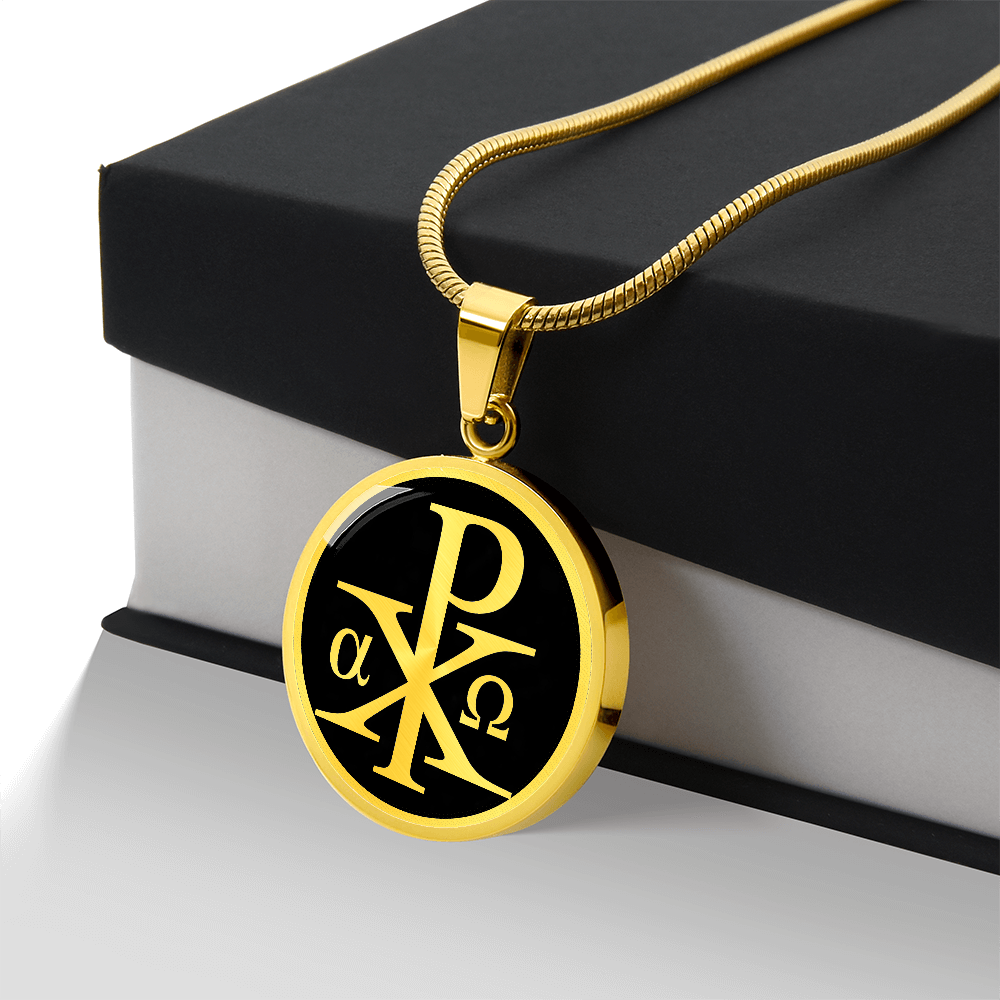 Chi Rho Necklace – Early Christian Symbol Pendant