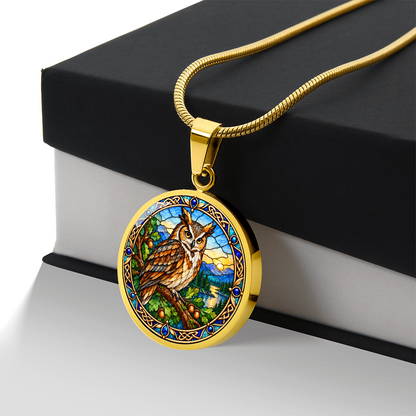 Colorful owl jewelry gift for bird lovers and wildlife enthusiasts