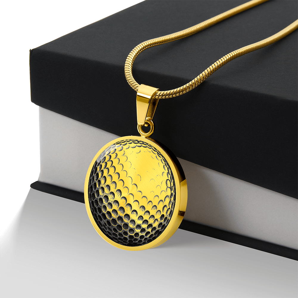 Golf Ball Necklace – Personalized Pendant for Golf Lovers