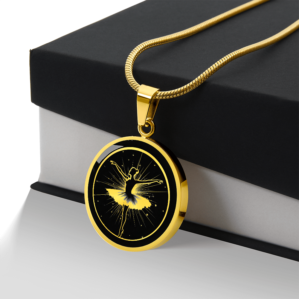 Ballerina Necklace – Elegant Ballet Dancer Pendant Jewelry