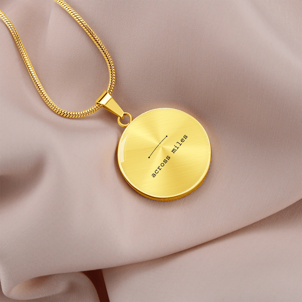 Across Miles Necklace – A Quiet Reminder When Distance Feels Heavy
