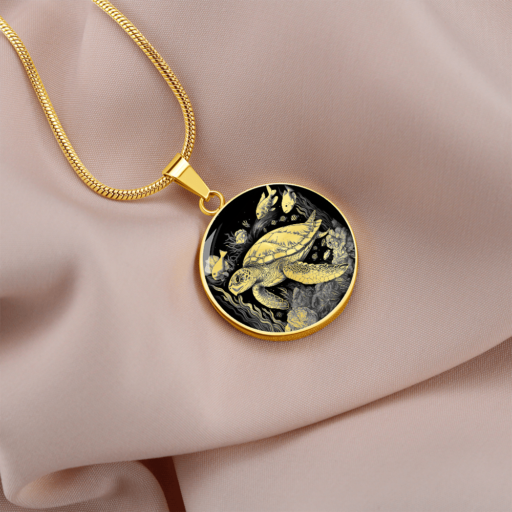 Sea Turtle Necklace – Ocean-Inspired Turtle Pendant Jewelry