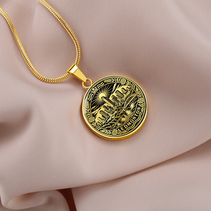 Edmonton Skyline Necklace – Alberta City Pendant
