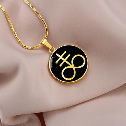 Brimstone Necklace – Leviathan Cross Symbol Pendant
