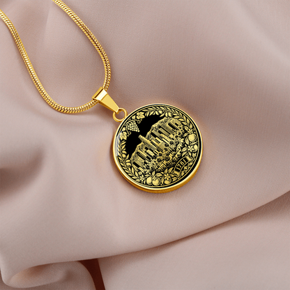 Los Angeles Skyline Necklace – Botanical City Pendant