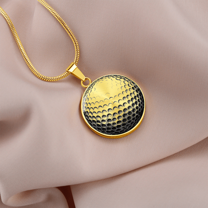 Golf Ball Necklace – Personalized Pendant for Golf Lovers