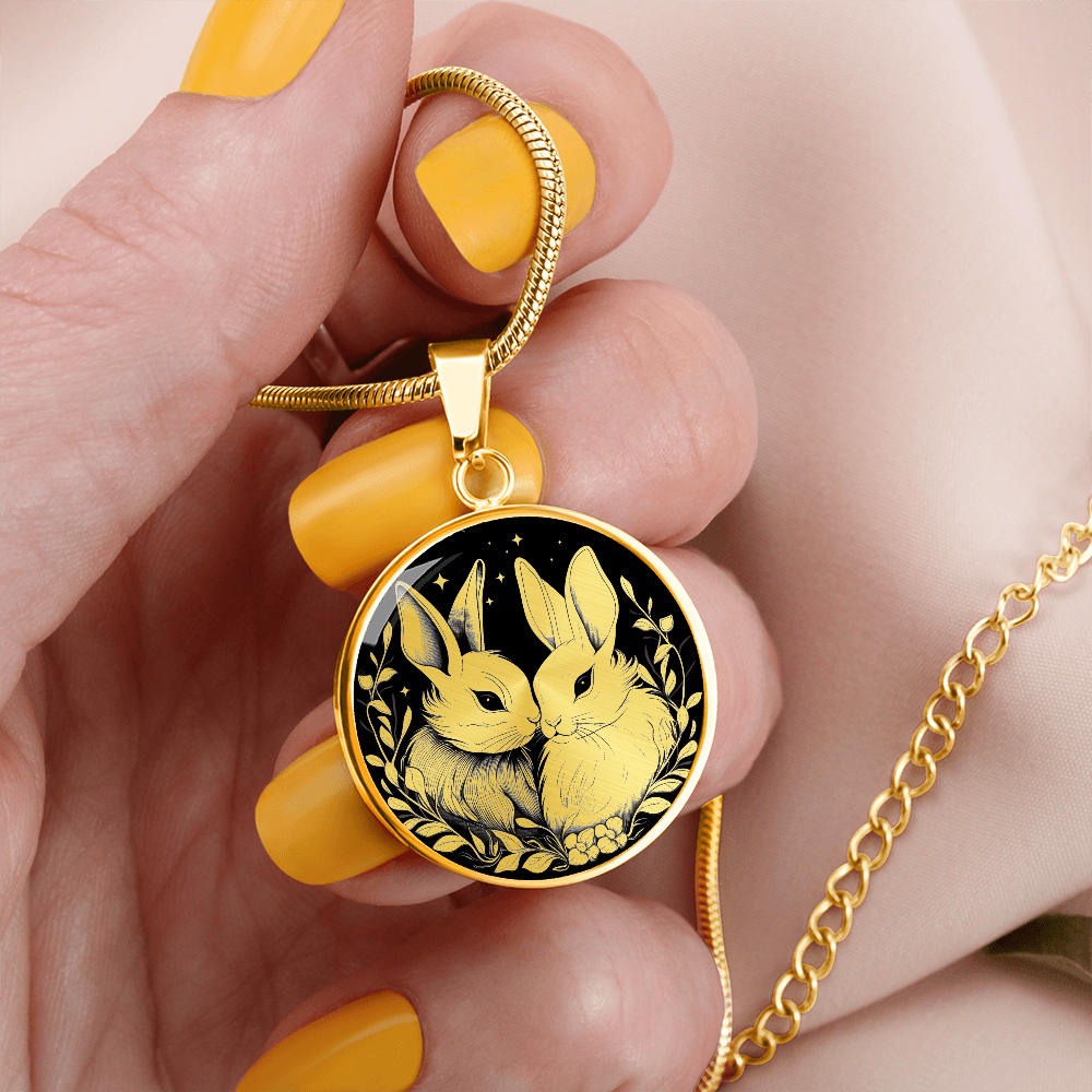 Bunny Necklace – Cute Rabbit Pendant & Woodland Jewelry