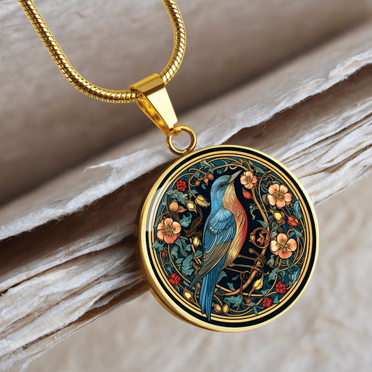 Mockingbird Necklace – Beautiful Songbird Pendant Jewelry