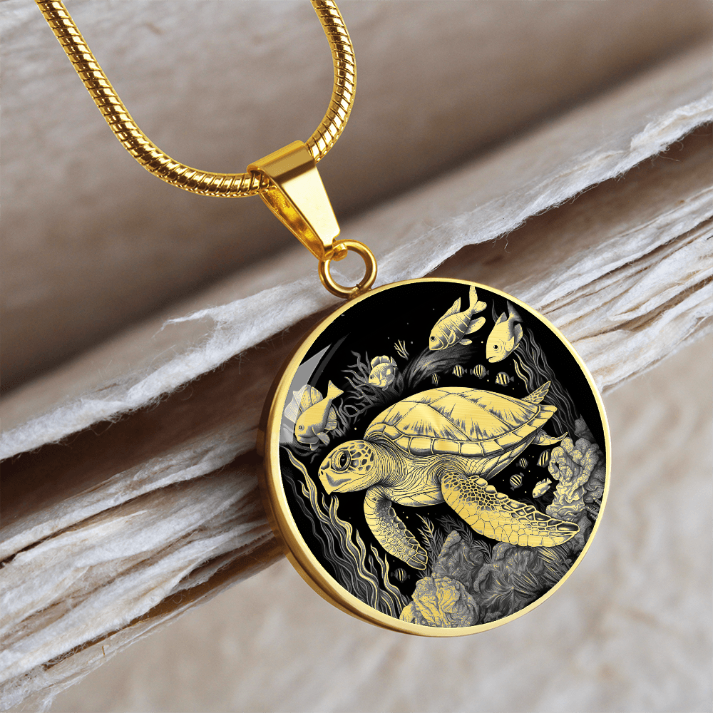 Sea Turtle Necklace – Ocean-Inspired Turtle Pendant Jewelry