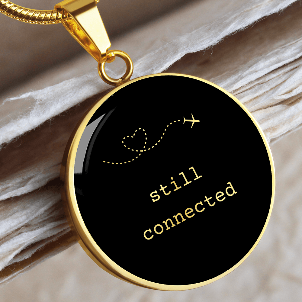 Still Connected Necklace – Long Distance Relationship Gift | Minimalist Love Keepsake