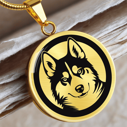 Husky Necklace – Siberian Husky Pendant for Dog Lovers