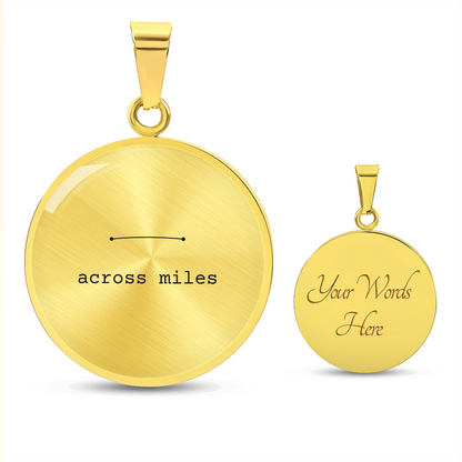Across Miles Necklace – A Quiet Reminder When Distance Feels Heavy