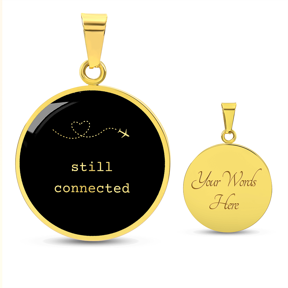 Still Connected Necklace – Long Distance Relationship Gift | Minimalist Love Keepsake