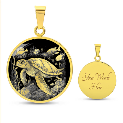Sea Turtle Necklace – Ocean-Inspired Turtle Pendant Jewelry