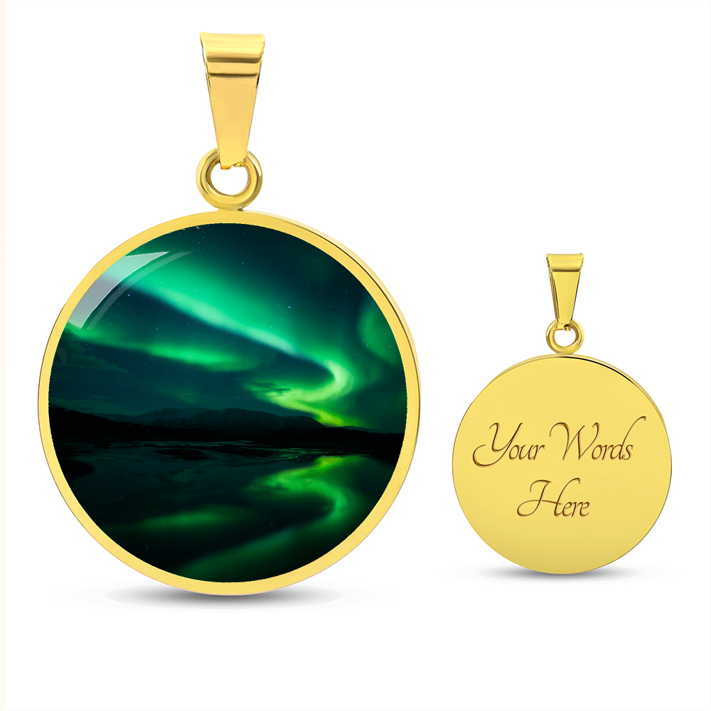 Aurora Green Northern Lights Necklace – Etsy Bestseller Design