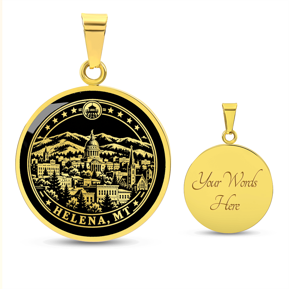 Helena Montana Necklace – Mountain City Pendant