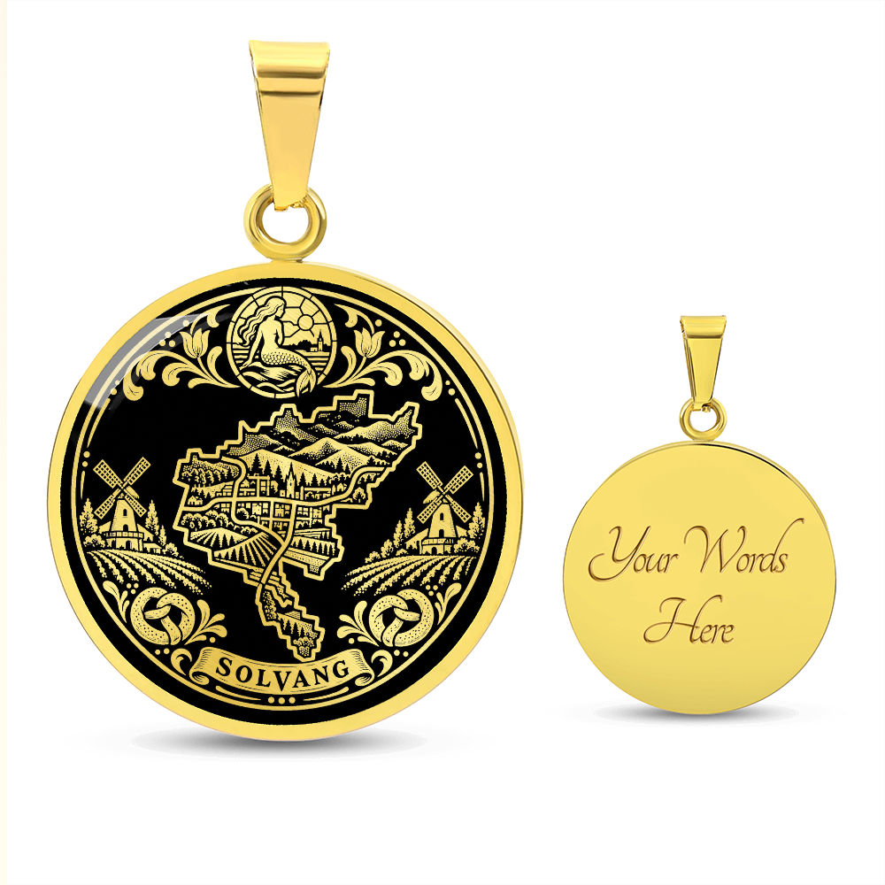 Solvang California Necklace – Danish Village Pendant