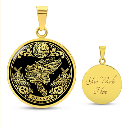 Solvang California Necklace – Danish Village Pendant