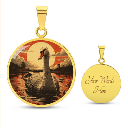 Swan Necklace – Elegant Swan Pendant & Bird Jewelry