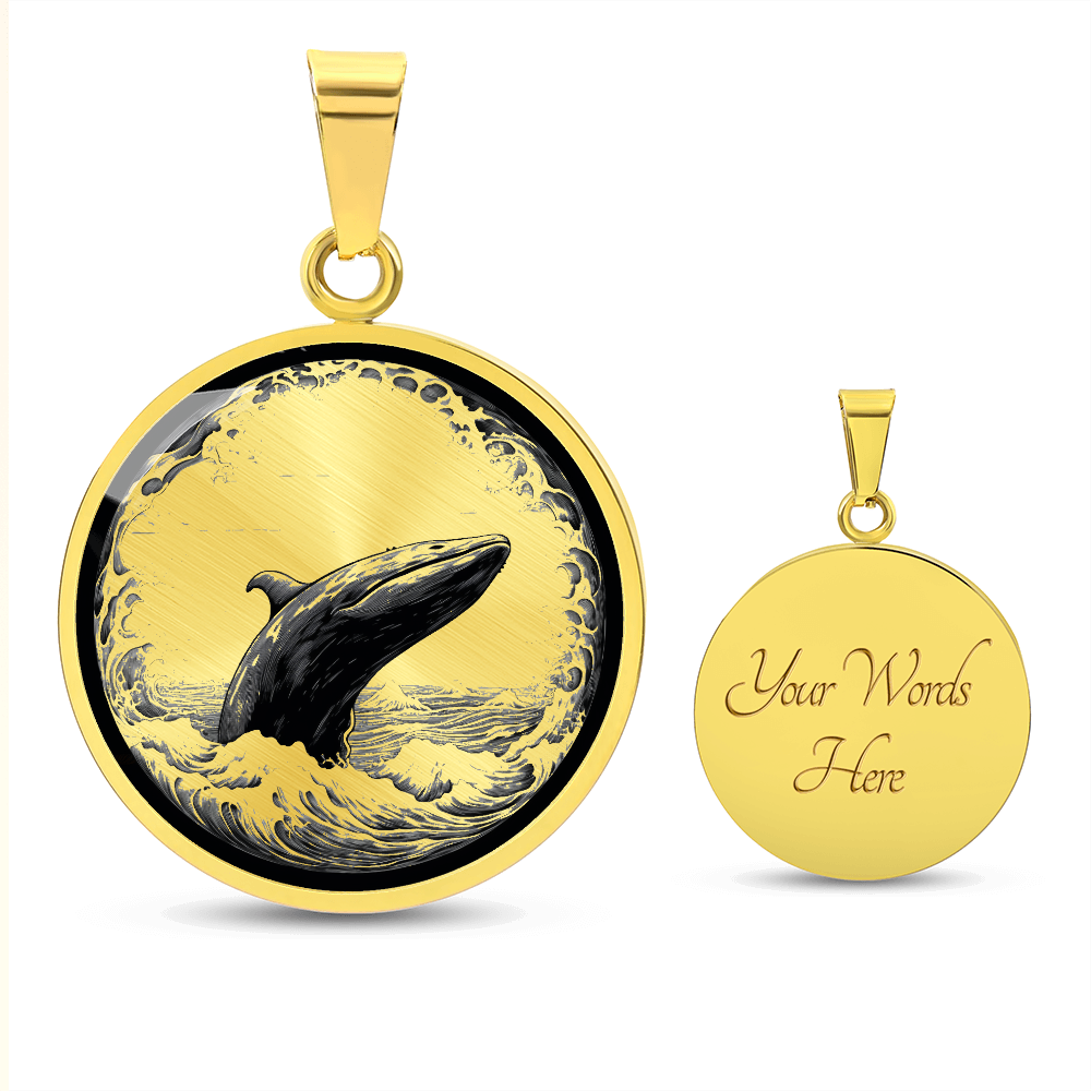 Breaching Whale Necklace – Ocean Wildlife Pendant