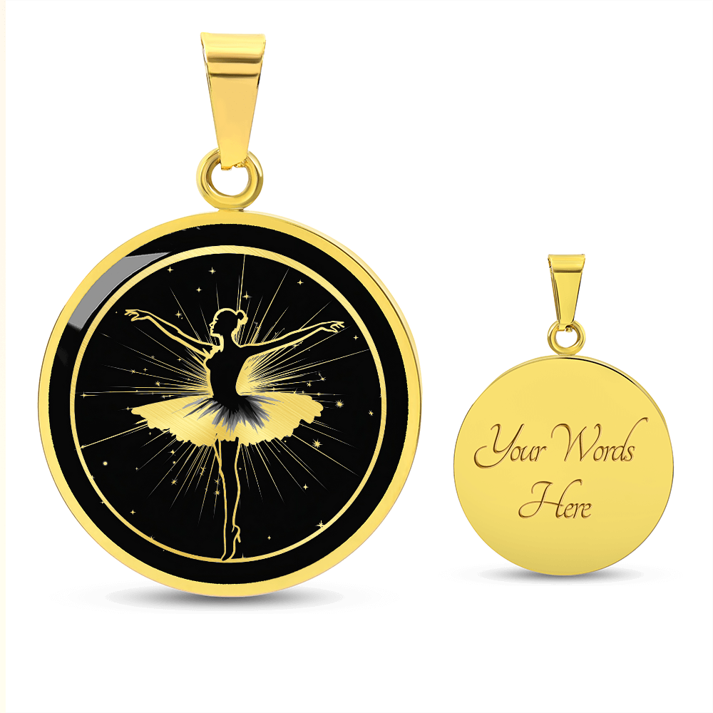 Ballerina Necklace – Elegant Ballet Dancer Pendant Jewelry