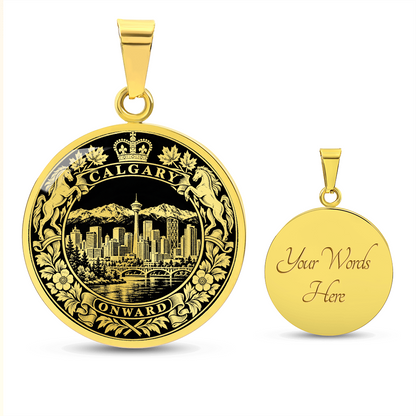 Calgary Skyline Necklace – Alberta Heritage Pendant
