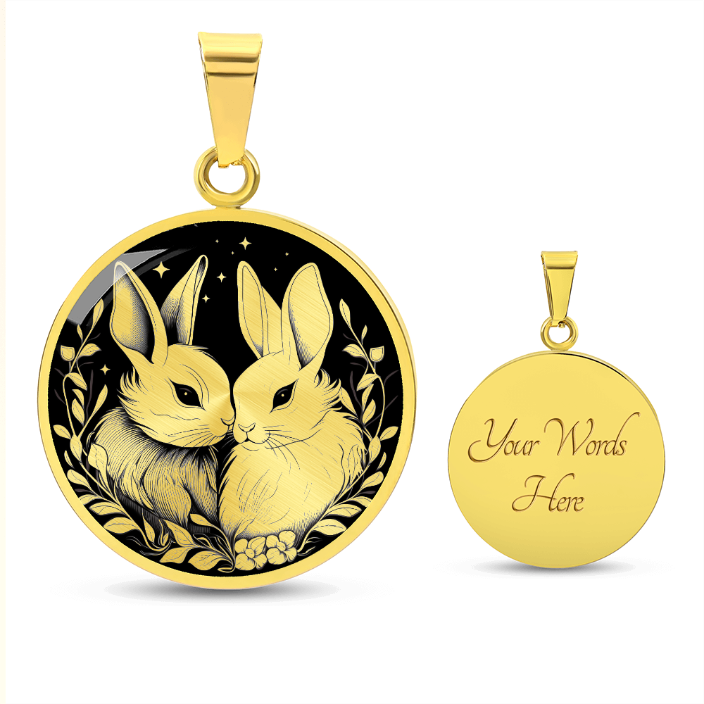 Bunny Necklace – Cute Rabbit Pendant & Woodland Jewelry