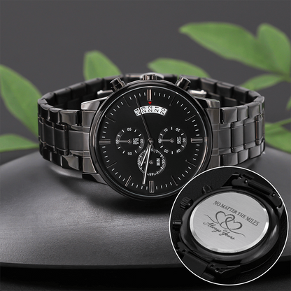 Long Distance Watch for Him – Always Yours Engraved Gift