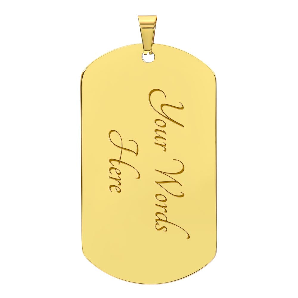 Ice Hockey Player Dog Tag Necklace – Hockey Gift