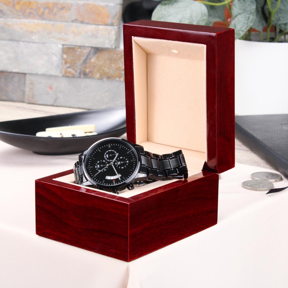 Long Distance Watch for Him – Always Yours Engraved Gift