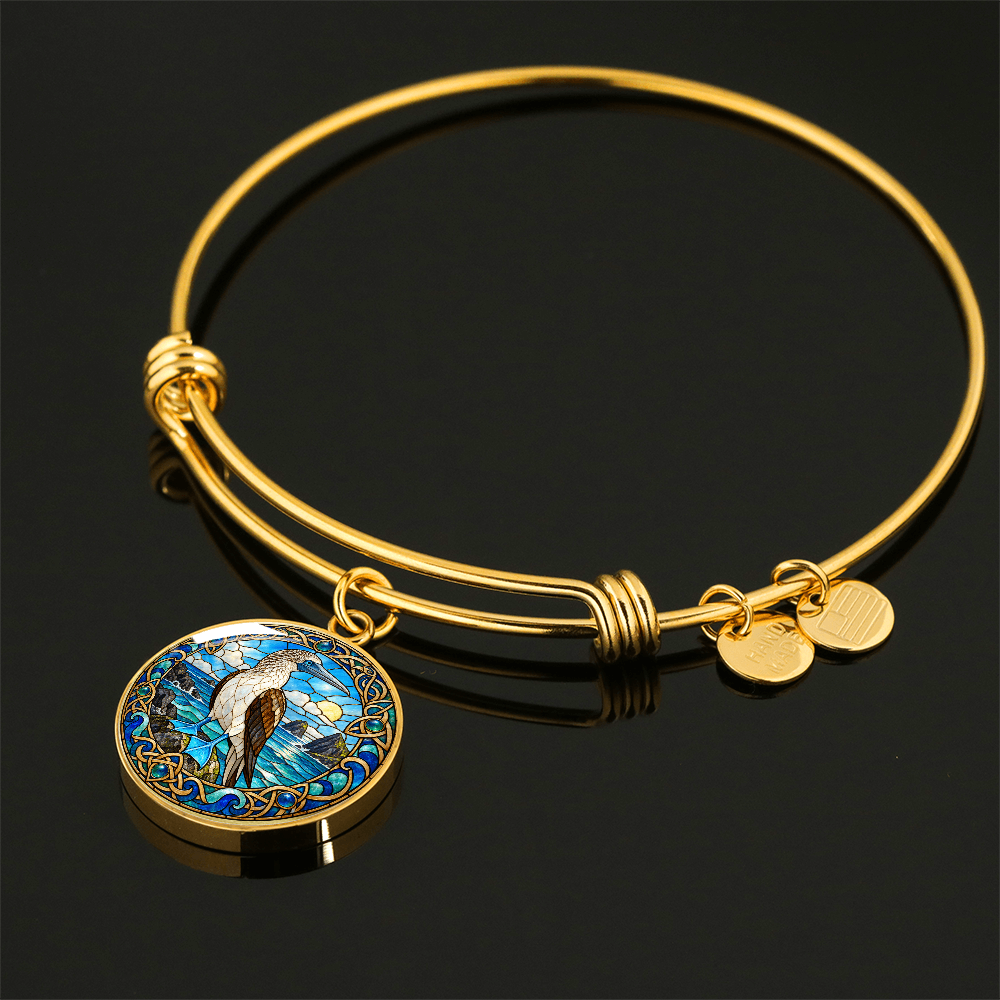 Booby bird bracelet with optional 18K gold finish